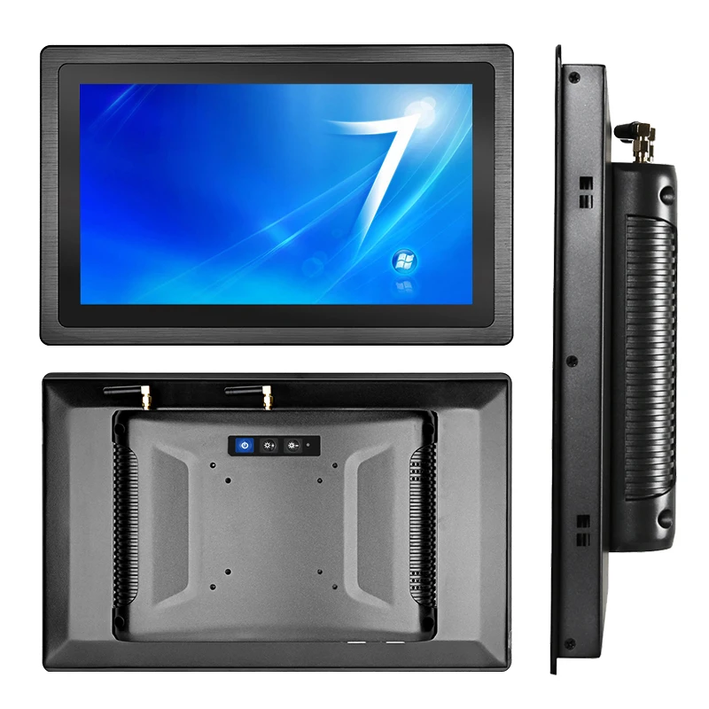 

Marine Panel Pc 21.5Inch Linux OS Ip65 Embedded Fanless All in One Industrial Capacitive Touch Screen PC