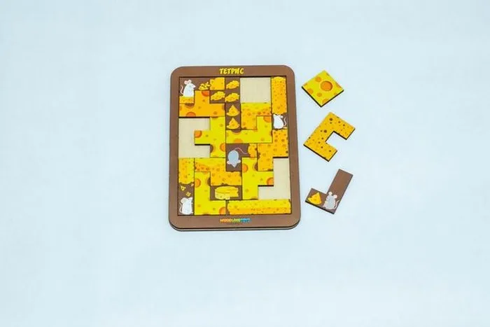 Развивающая игра Тетрис малый Сырный рай 065202 |