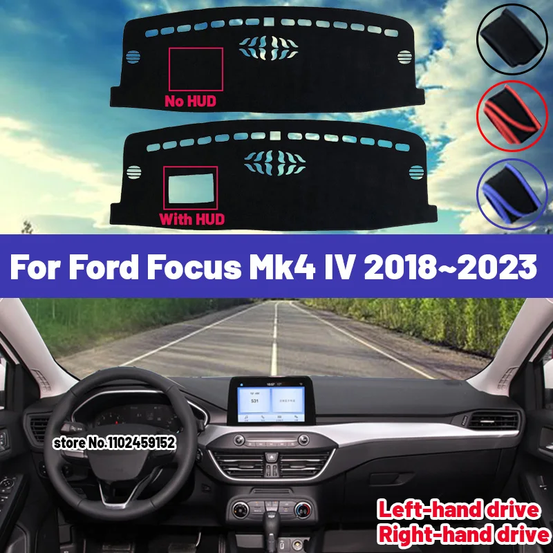 

Высококачественный коврик для приборной панели автомобиля Ford Focus Mk4, 2018, 2019, 2020, 2021, 2022, 2023, защита от солнца