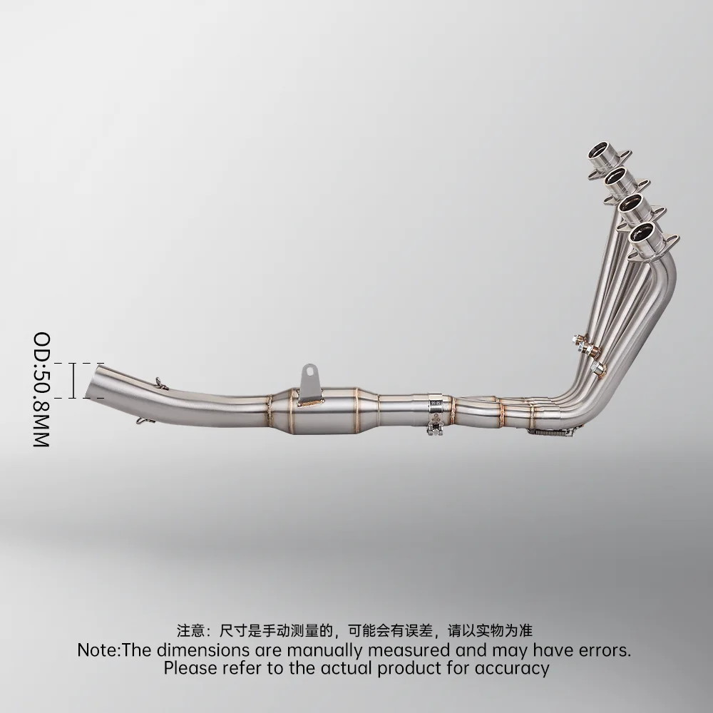 Фото Для мотоциклов QJMOTOR QJ800GS-G QJ 800GS SRK800RR SRK 800 RR 2023: выхлопная система с глушителем 51 мм и передней соединительной трубой №4