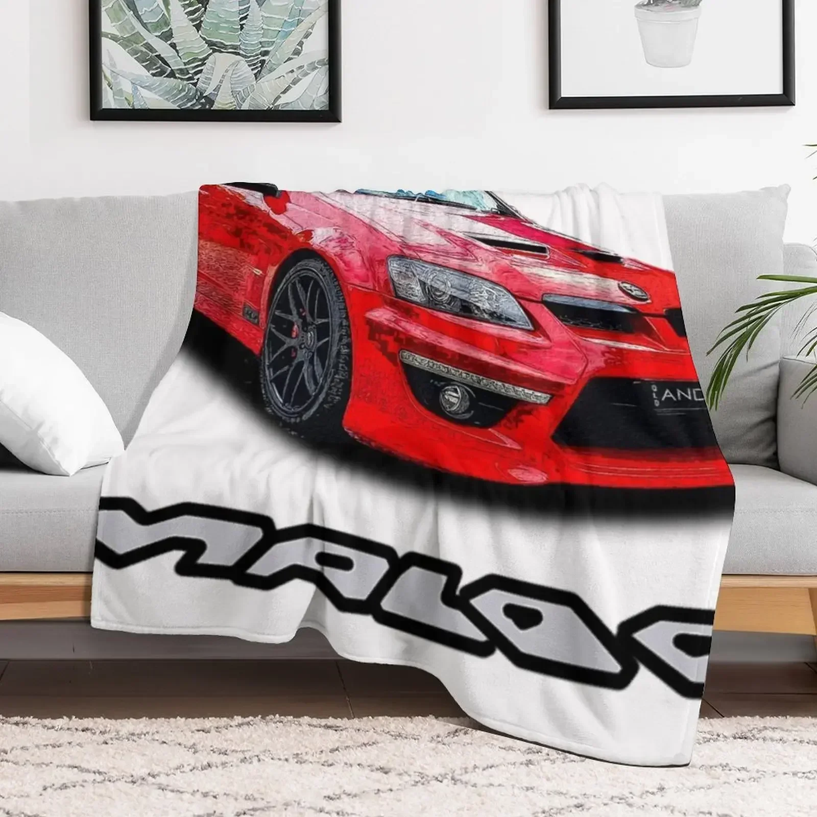 Sting Red VE HSV Maloo Плед Волосы Одиночные декоративные одеяла для дивана