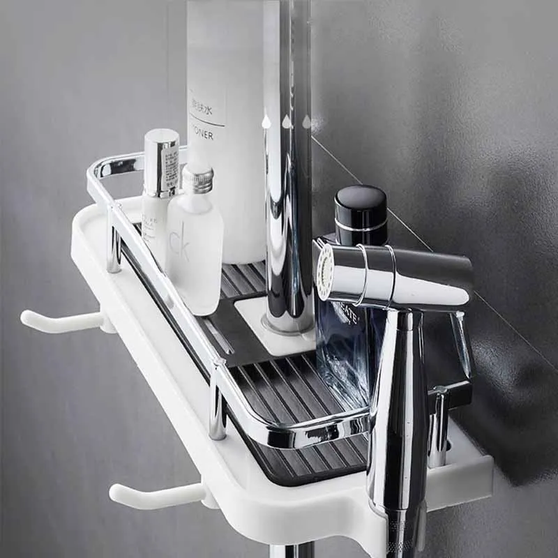 

Toilet Rack Simple Hole Free Storage Tray