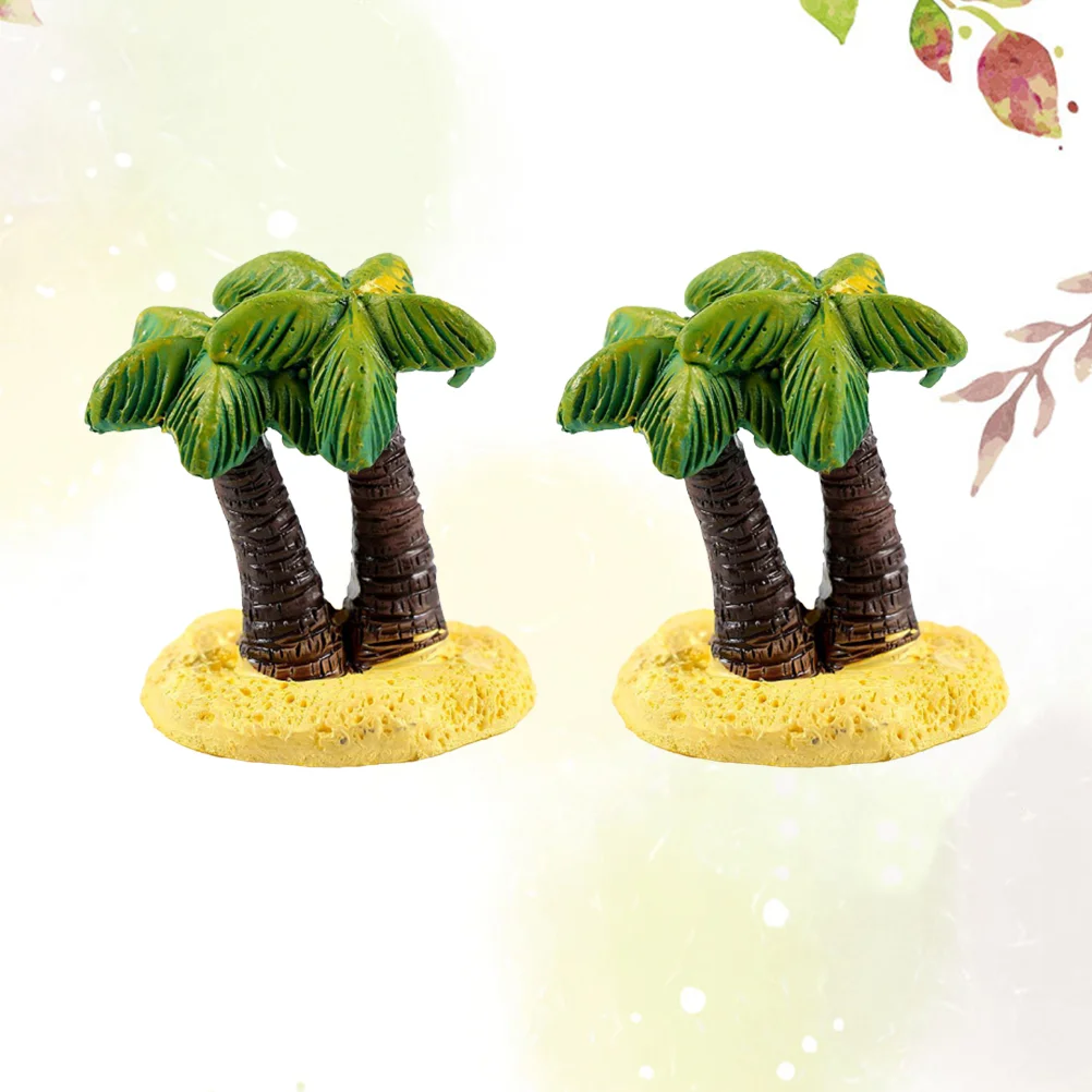 2 шт. миниатюрное дерево микроландшафтный декор песочный стол украшение торта