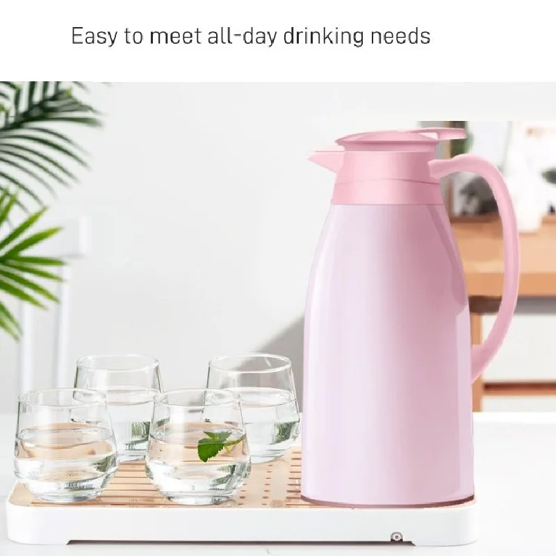 1L/1.3L/1.9L Large Capacity Thermal Insulation Pot Portable Heat Kettle Coffee Tea Vacuum Flasks Glass Liner Thermos Bottle | Дом и сад