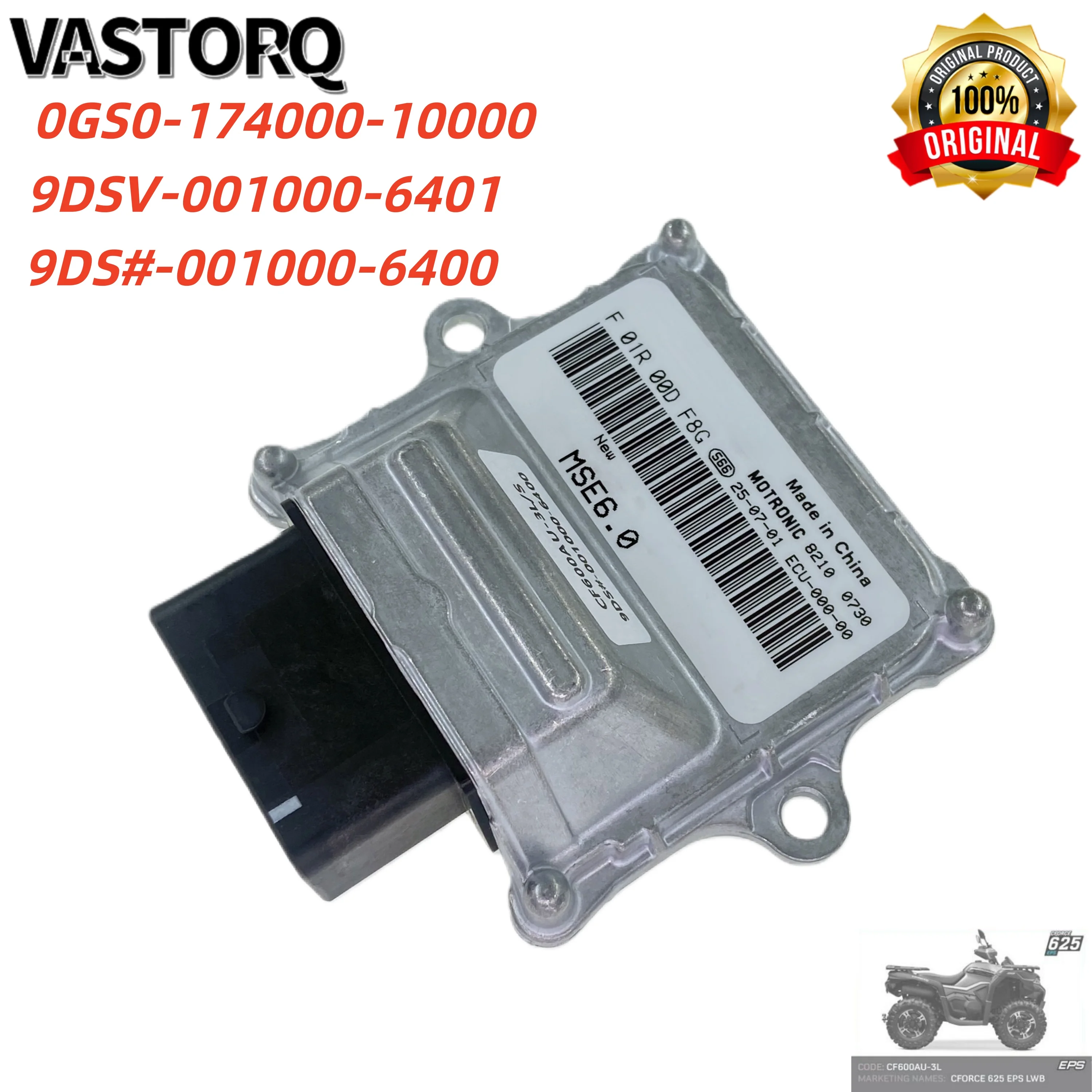 

Оригинальный ECU ECM 6.0 для CFMOTO Cforce 600 CF600AU-3S/L 625, туристический квадроцикл 0GS0-174000-10000/9DS # -001000-6400/9DSV-001000-6401
