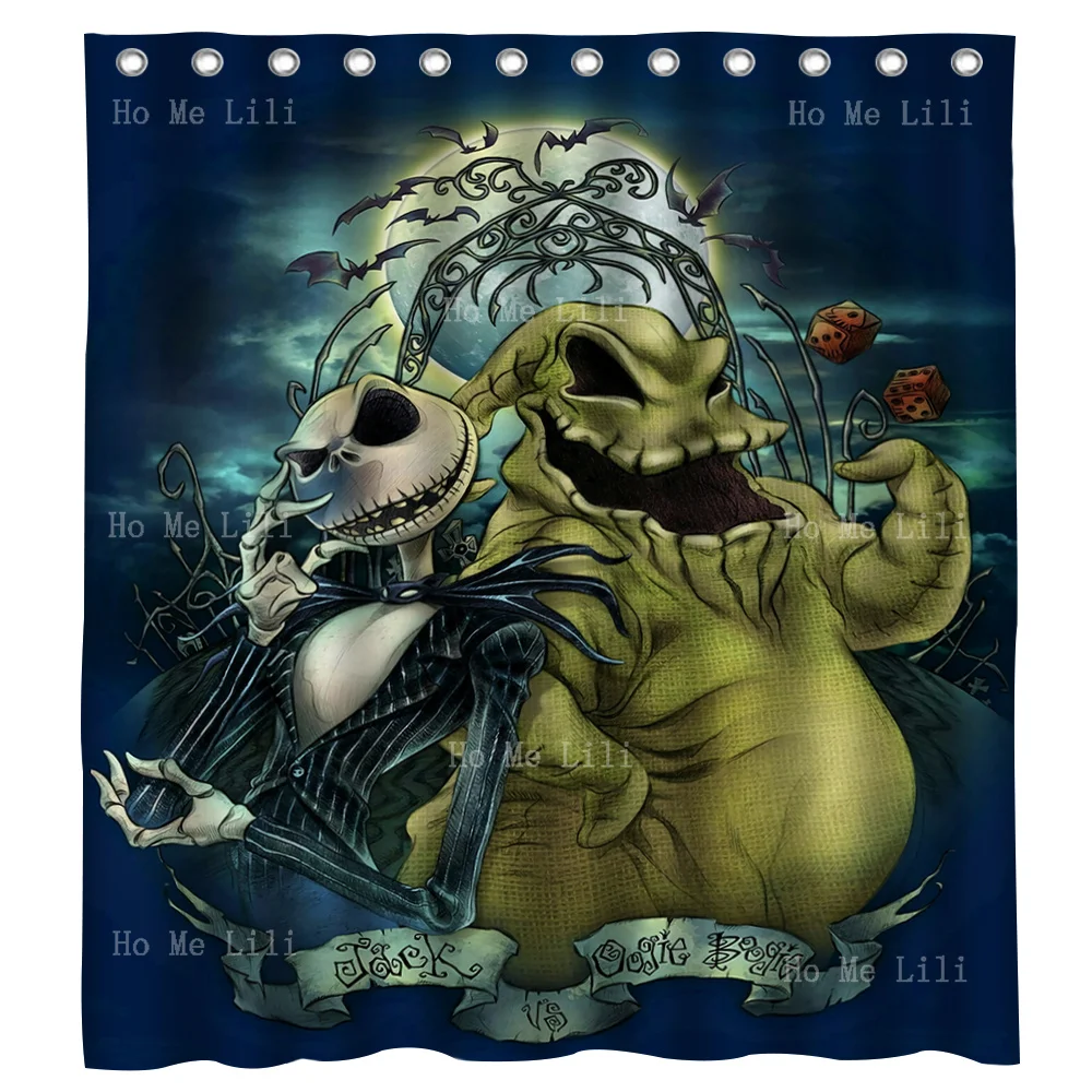 

Cozy Jack Vs. Woogie Boogie Before Christmas By Ho Me Lili Decorate Shower Curtains For Family Toilets