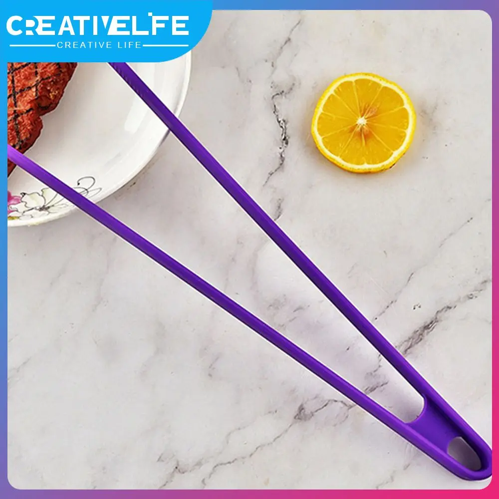 

Comfortable Handle Non Slip Cooking Clip Intimate Hand Easy To Use Barbecue Clip One-piece Molding Silica Gel Kitchen Tools