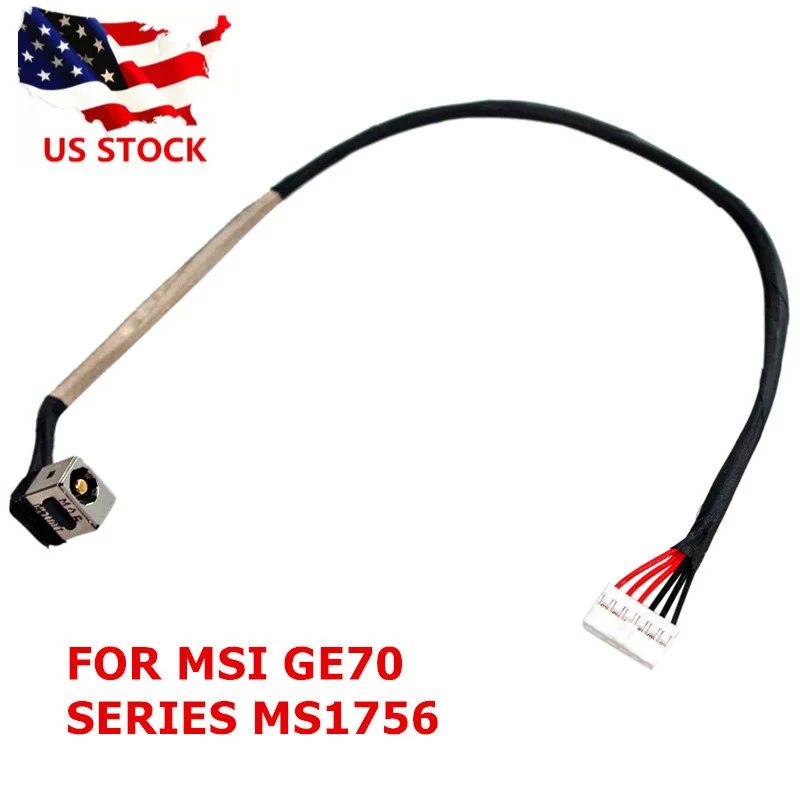 РАЗЪЕМ ПИТАНИЯ ПОСТОЯННОГО ТОКА ДЛЯ MSI GE70 SERIES MS1756 MS-1756 MS1755 MS-1755 MS-1758 MS-1759