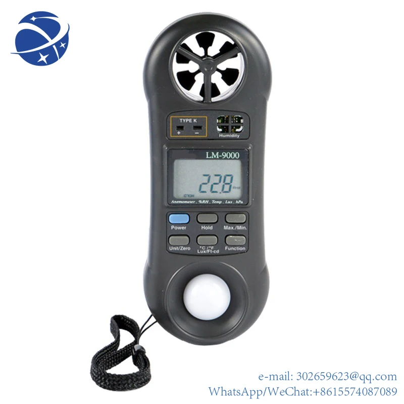 

yyhc LM-9000 Environmental Quality Meter Wind Speed Air Volume and Hygrometer