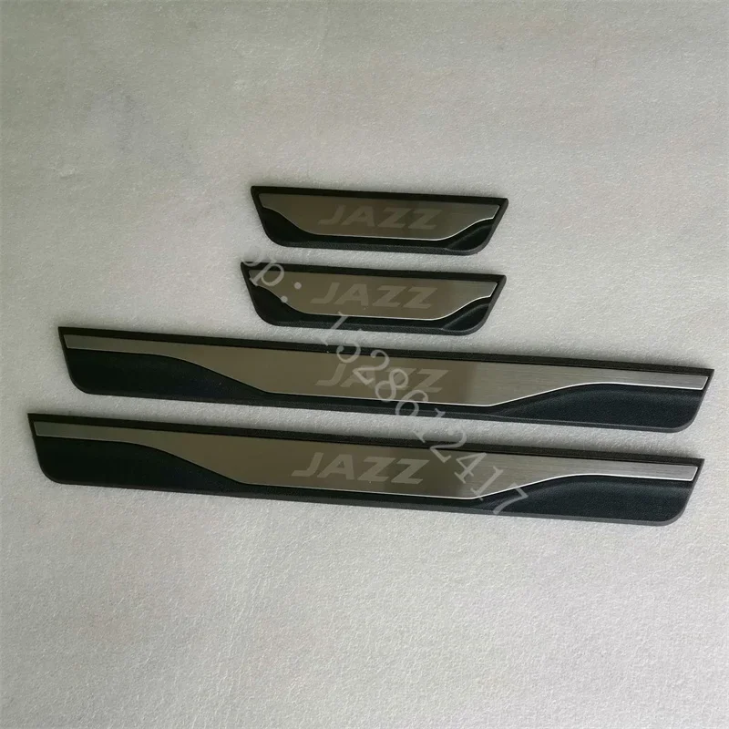 

For Honda Fit JAZZ 2008 2009 2010 2011-2013 Plastic Car Accessories Styling Auto Door Sill Pedal Welcome Scuff Plate Cover
