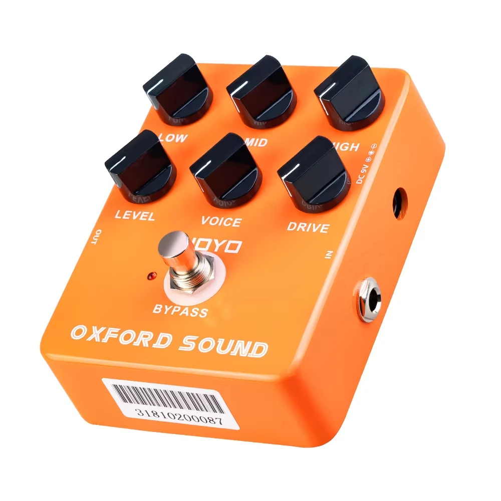 Фото Гитарная педаль JOYO JF-22 OXFORD SOUND Distortion: имитация классического британского рок-усилителя 70-х годов с высоким уровнем усиления для блюза, рока и хэви-метала №4
