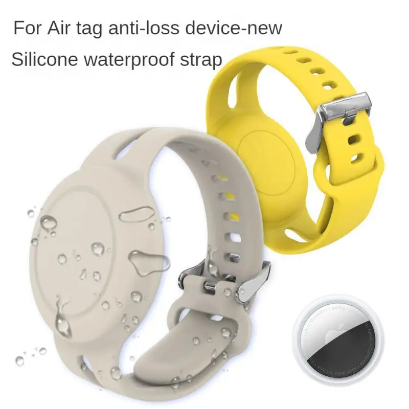 

Водонепроницаемый ремешок с защитой от потери для Airtag, ремешок для Apple Locator Tracker, наручный силиконовый чехол для airтеги