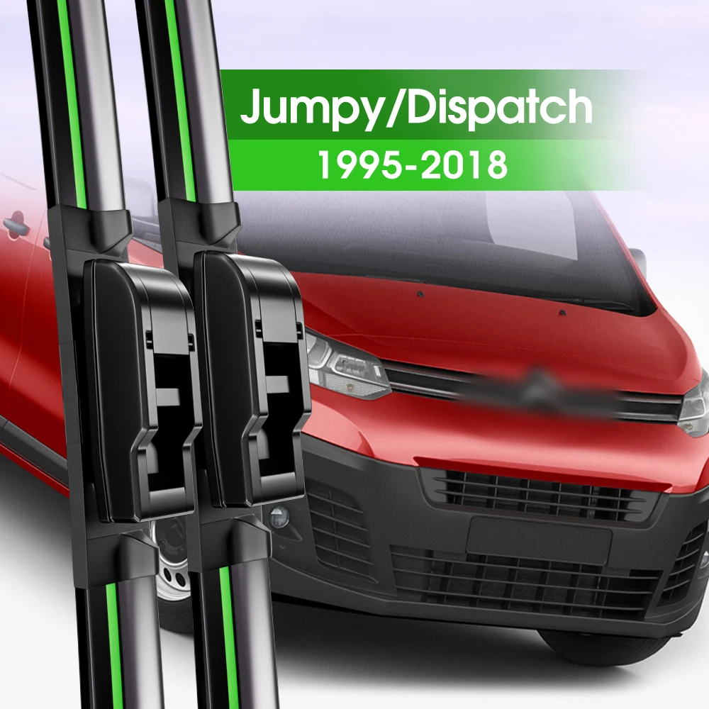 Щетки стеклоочистителя для Citroen Jumpy Dispatch 1995-2018 2006 2007 2008 2014 2017 2 шт.