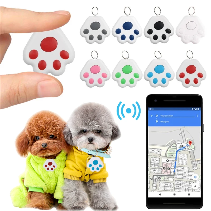 

Pet Cat Dog GPS Tracking Tag Anti-Lost Locator Prevention Portable Wireless Tracker Device For Bags Key Wallet Finder