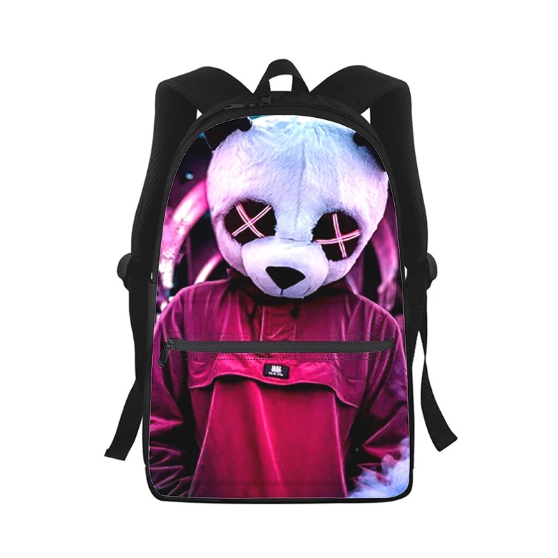 Street fashion panda Men Women Backpack 3D Print Fashion Student School Bag Laptop Backpack Kids Travel Shoulder Bag
