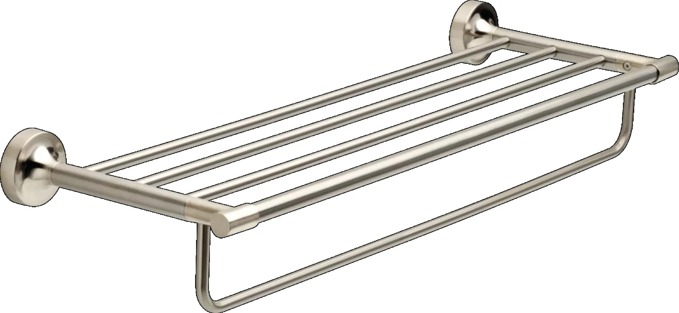 

Better Homes & Gardens Safford 24" Towel Rack with Item Storage in Satin Nickel