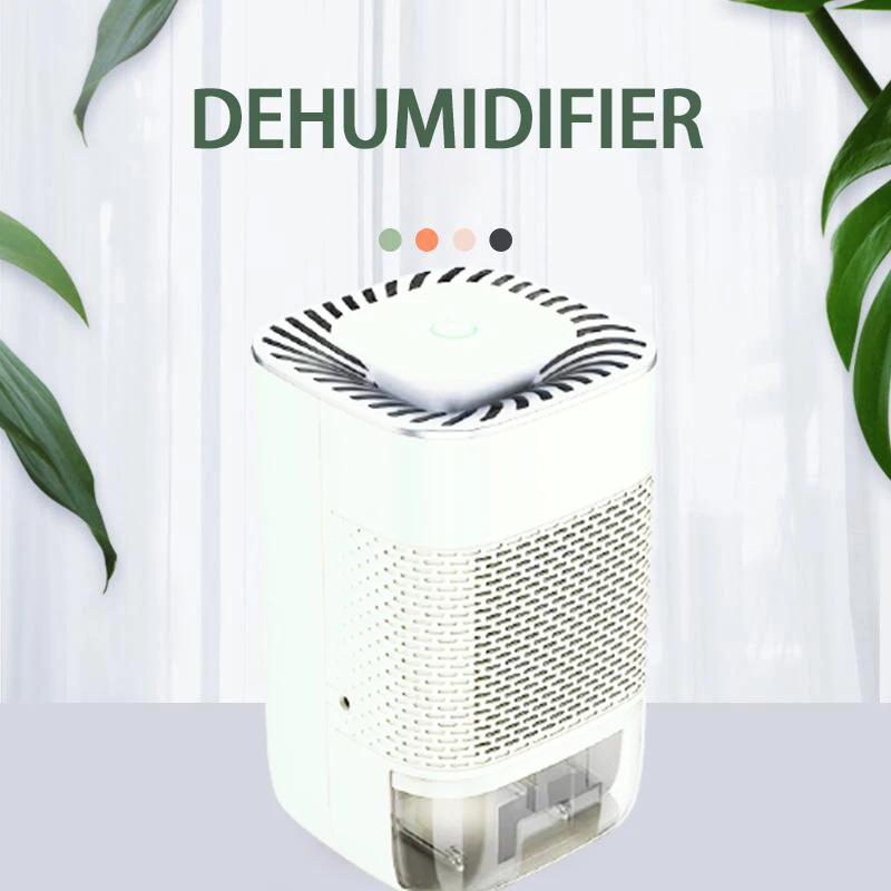 

Household Dehumidifier Moisture Absorbers Air Dryer With 800ml Water Tank Quiet Air Dehumidifier For Basement Bathroom Wardrobe
