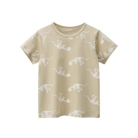 2022 summer baby boys dinosaur fossil t shirts printed children tops tees boy short sleeve t shirts kids cotton clothes outfits