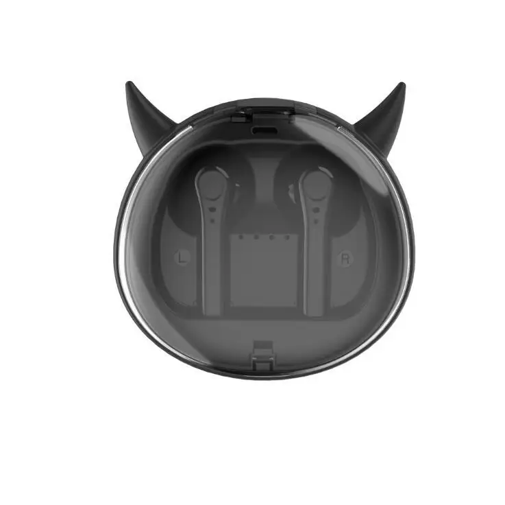 

New Cute Little Devil TWS Waterproof Bluetooth 5.0 Binaural Earbuds Anime Noise-cancelling Long-life In-ear Headphones