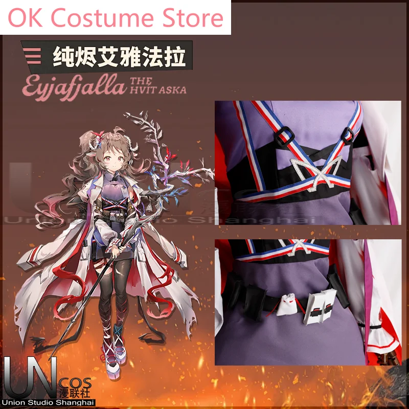 Костюм для косплея аритзари Eyjafjalla The Hvit результат косплей униформа игры на