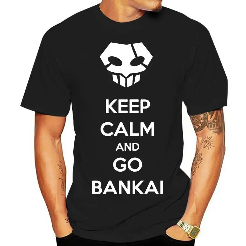 

Brand88, футболка с надписью Keep Calm and Go Bankai для взрослых