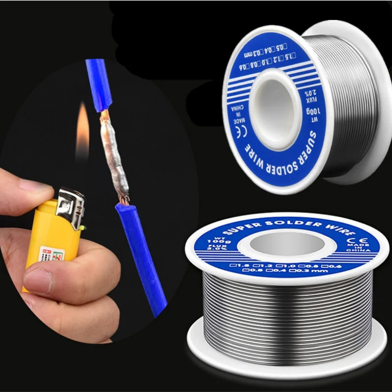 Bobine De Fil à Souder électrique - 100 G, Diamètre 0,5 Mm, Pour Réparations électroniques - 9
