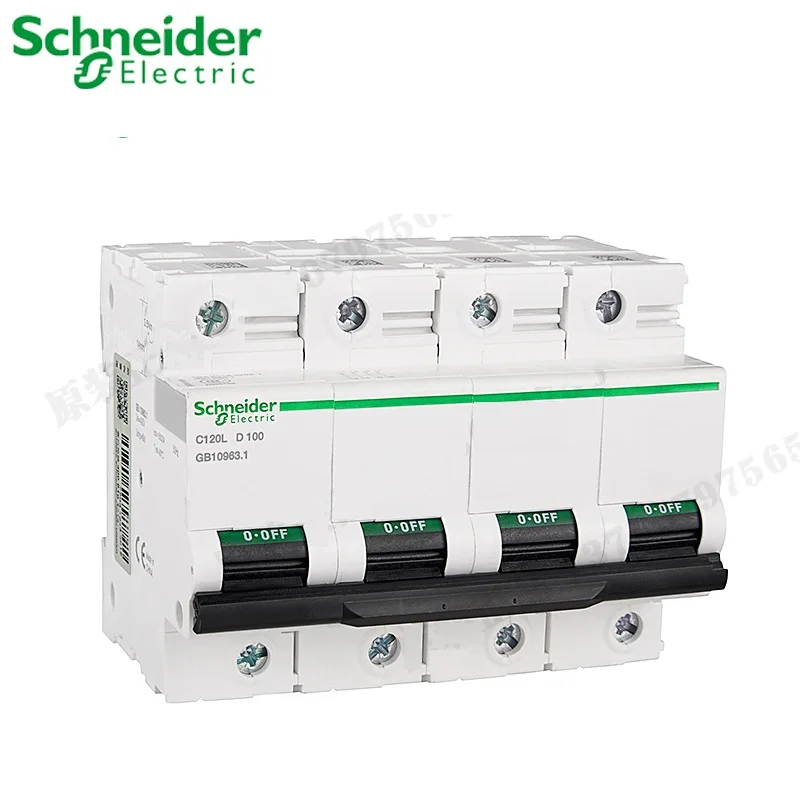

Schneider electric High power Circuit Breaker C120L 4p D type A 63A 80A 100A 125A 15kA A9N19839/47/55/63