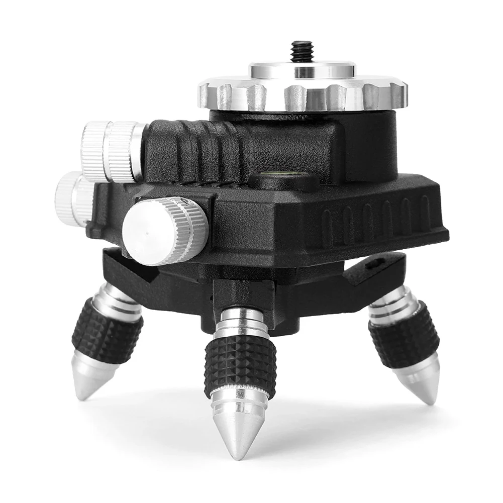 

Адаптер уровня 360 градусов кронштейн для измерителя штатив основание для штатива 1/4 дюйма интерфейс для лазерного уровня 130*109*94 мм строитель...