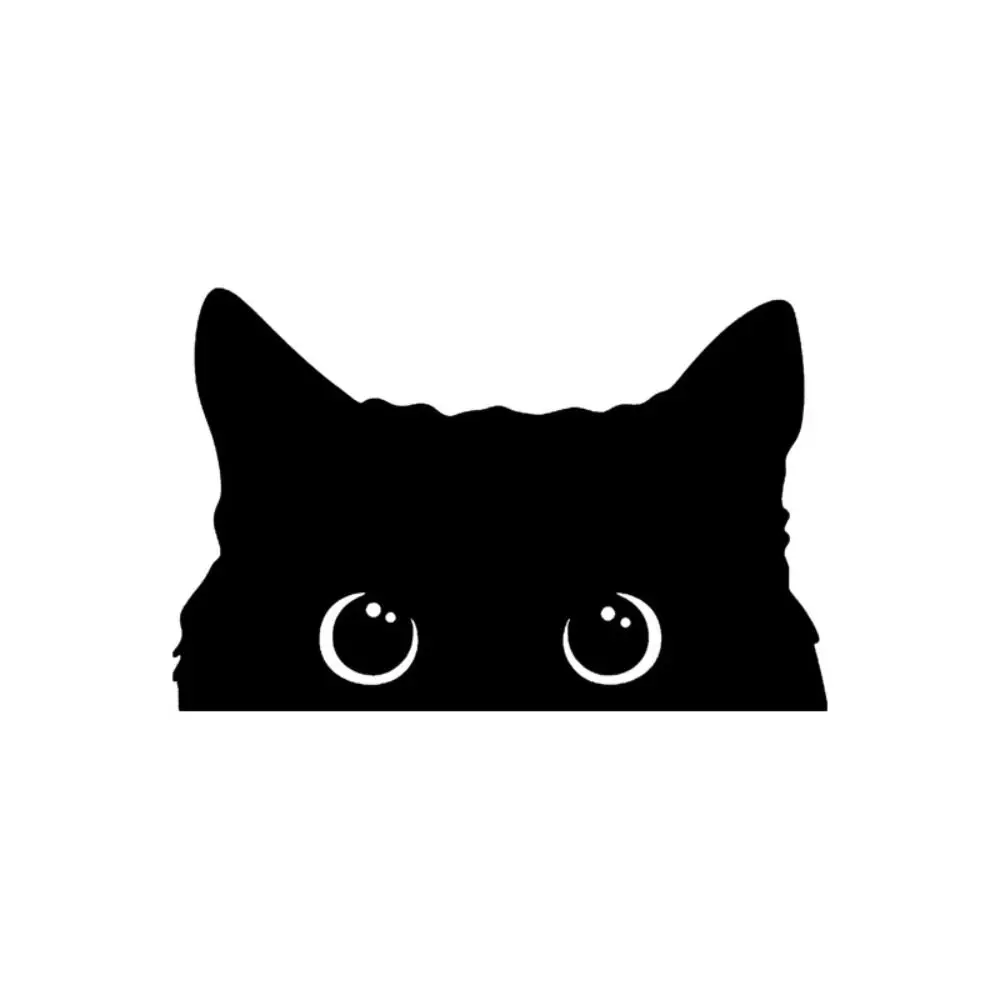 

Автомобильная наклейка для домашних животных, кошка, самоклеящаяся, кошачий глаз, украшение для стайлинга автомобиля, автомобильные аксессуары, наклейка на бампер, автомобиль