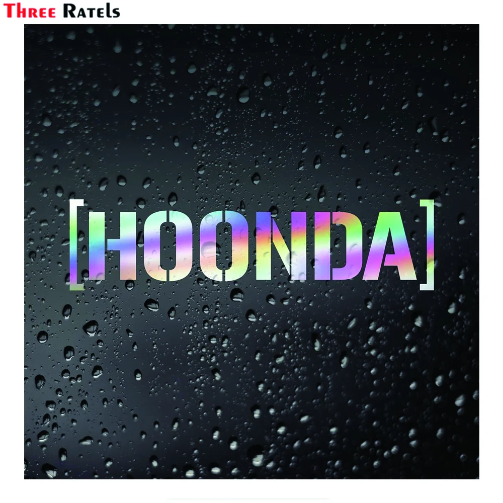 

Три Ratels DS517 Hoonda Chrome Oil Slick Автомобильная наклейка компания JDM, Осака Drift Kanjo импортные автомобильные аксессуары украшение