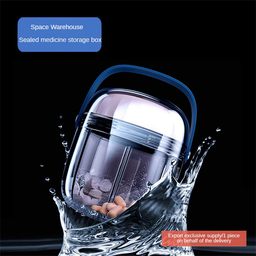 

Portable Food Grade Grid Pack Mini Not Leak Seal Travel Household Storage Classification No Smell Carry Transparent Partition