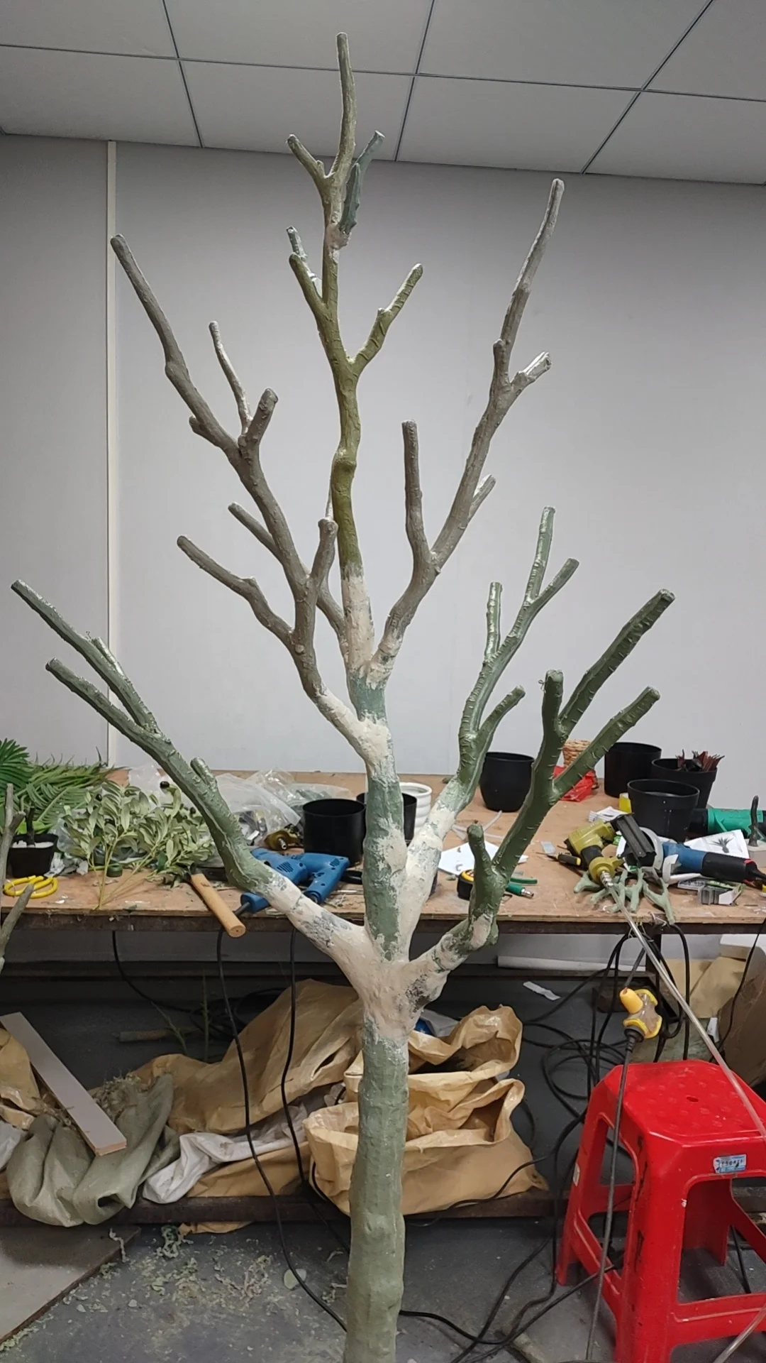 Искусственное искусственное оливковое дерево популярный дизайн пластиковый