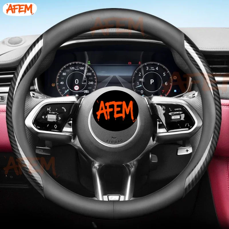 Фото Кожаный чехол на руль автомобиля, нескользящий, для Jaguar X F S Type XF 250 260 XE XFR E F I Face Xj X350 X351 Xjl, аксессуары №1