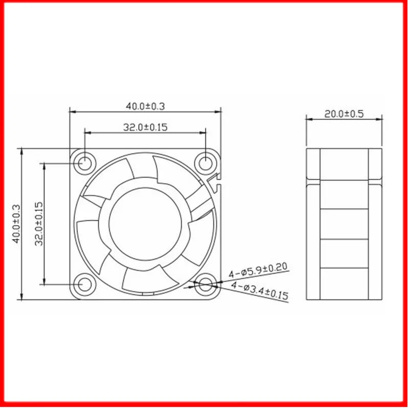 Оригинальный серверный вентилятор Delta EFB0412VHD 4020 40 мм 40*40*20 для 1U сервера 12 В а с 3pin