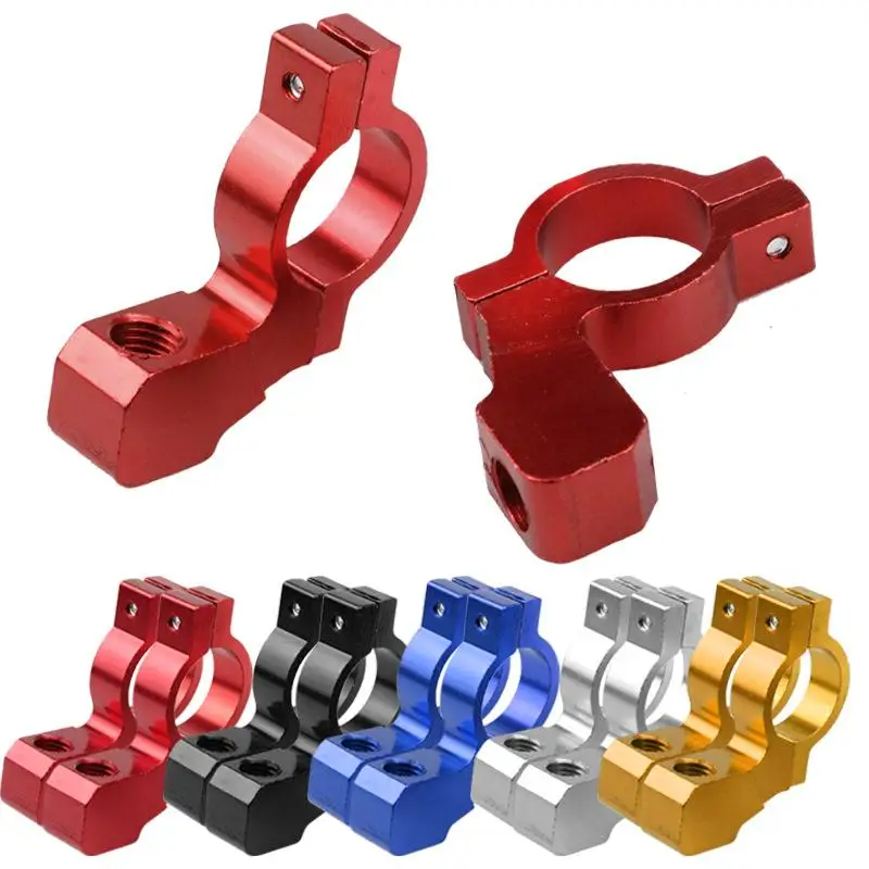 

7-8" Motorcycle Handlebar Mirror Adaptor Holder Clamp On Mount Brackets for scooter Electric vehicle bicycle support accessories