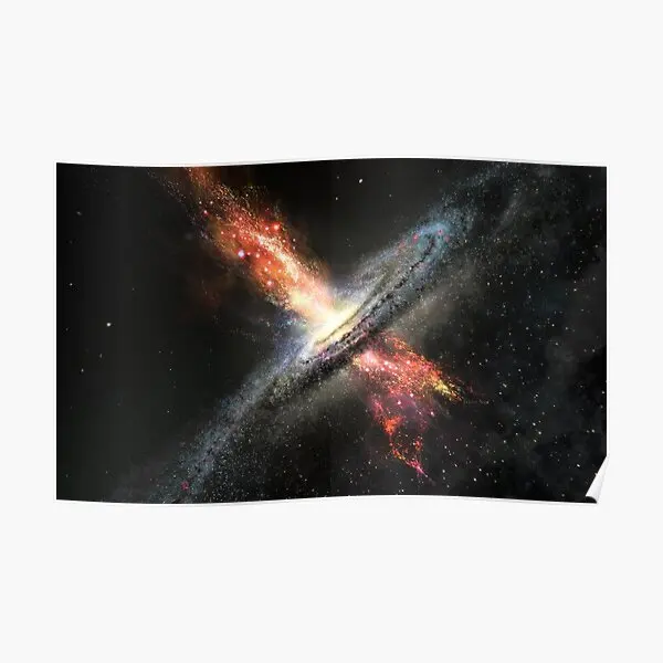 Blackhole Quasar высокое качество постер с изображением современная фреска принт