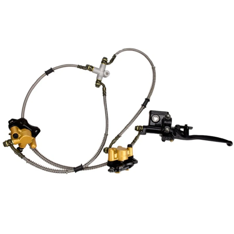 

Motorcycle Front Hydraulic Disc Brake Caliper Master Cylinder For Atv 50-125Cc