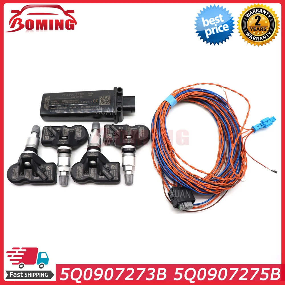 Система контроля давления в шинах TPMS 5Q0907273B 5Q0907275B, подходит для AUDI Q7 A5 SKODA BENTLEY PORSCHE McLAREN, подходит для Volkswagen