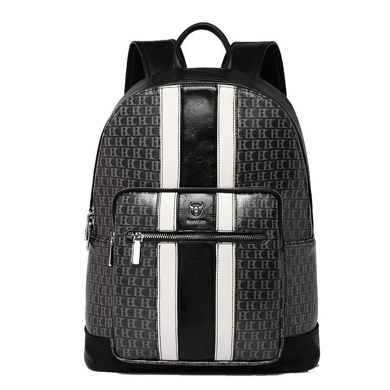 

New Silica Gel Backpacks for Men Large Capacity Waterproof Backpack Business Travel 15inch Computer Bag Fashion School Backpack