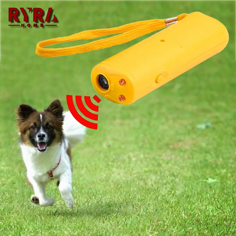

Pet Dog Mouse Repeller Anti-barking Trainer Dog Repeller Ultrasonic 3 In 1 Anti-bark No Battery Pet Control Trainer Bark Stopper