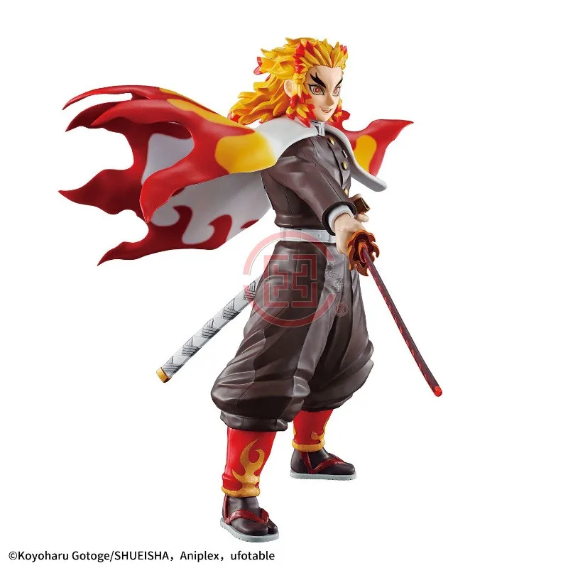 Фото Оригинальная сборная модель-фигурка Bandai Demon Slayer: Kimetsu No Yaiba Кёджуро Ренгоку, аниме-фигурка, коллекционный сувенир, подарок на праздник №4