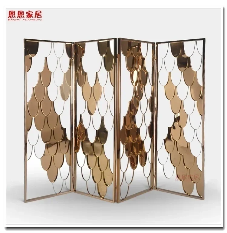 Высококачественная складная перегородка из нержавеющей стали для виллы