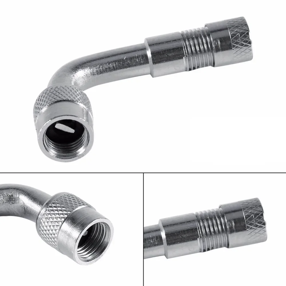 

1 шт., 45, 90, 135 градусов, угловой изогнутый адаптер клапана, удлинитель клапана для трубки шин, адаптер для мотоцикла, грузовика, автомобиля, мотоцикла