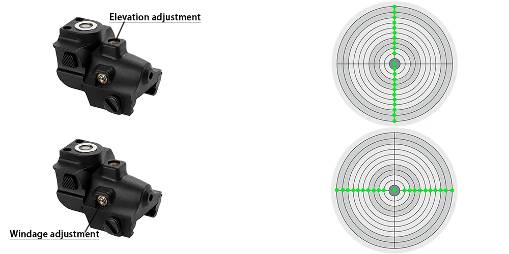 Тактический тренировочный лазерный прицел для тренировок охоты красный зеленый