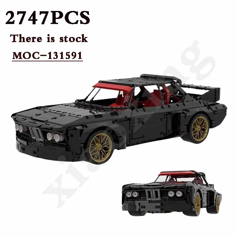 Новый масштаб 1:8 M3 E30 MOC- 131591 Гоночный строительный блок игрушечная модель