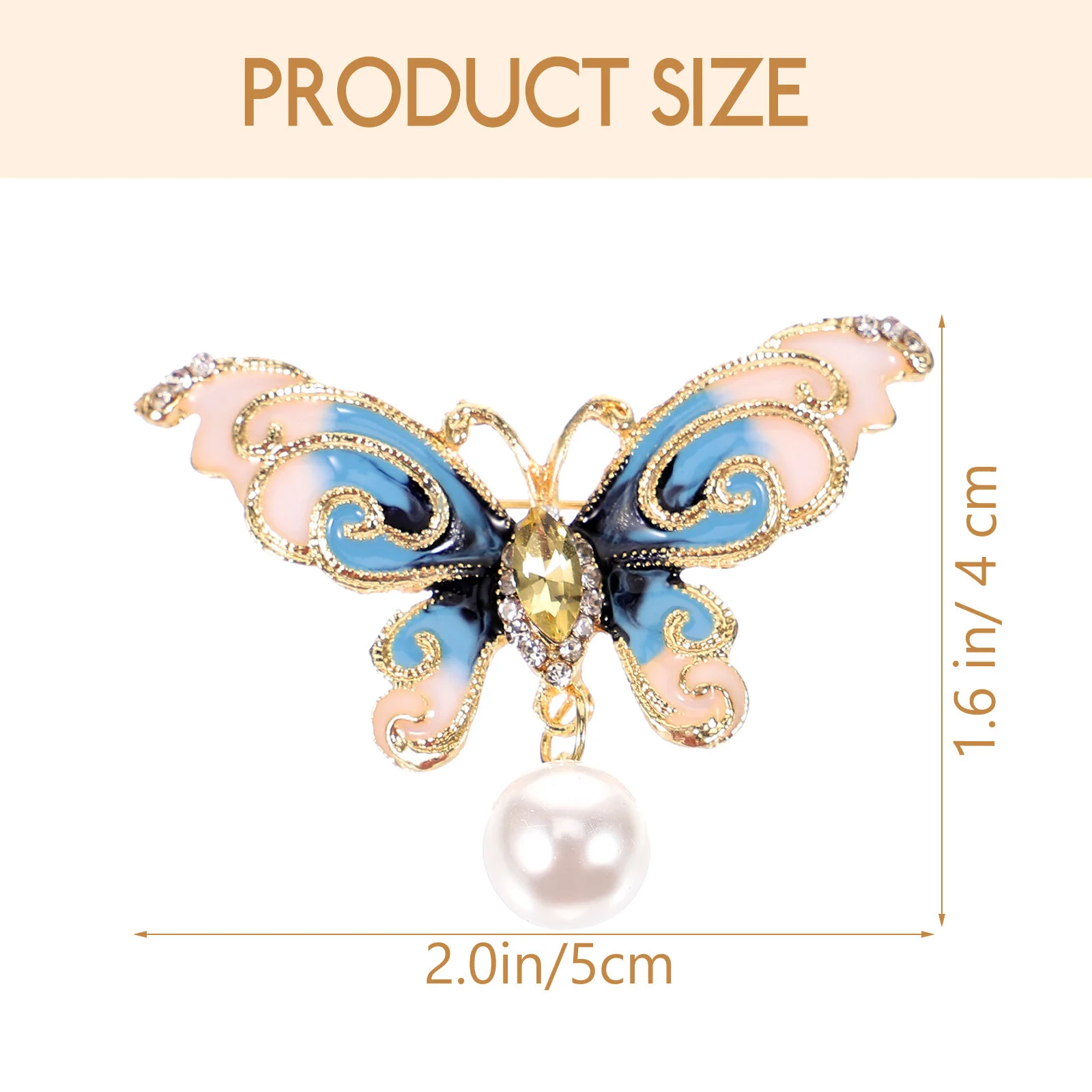 Ladies Hats Clothing Clothes Lapel Pin Brooch Backpacks Badge Alloy Rhinestone Women Miss