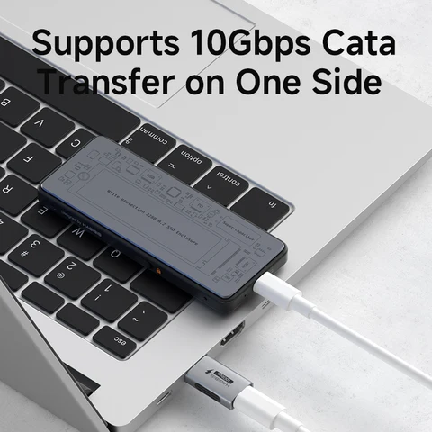 Hagibis USB A «папа» на USB C «мама» 10 Гбит/с Высокоскоростная передача данных 60 Вт Конвертер для быстрой зарядки для планшета Macbook