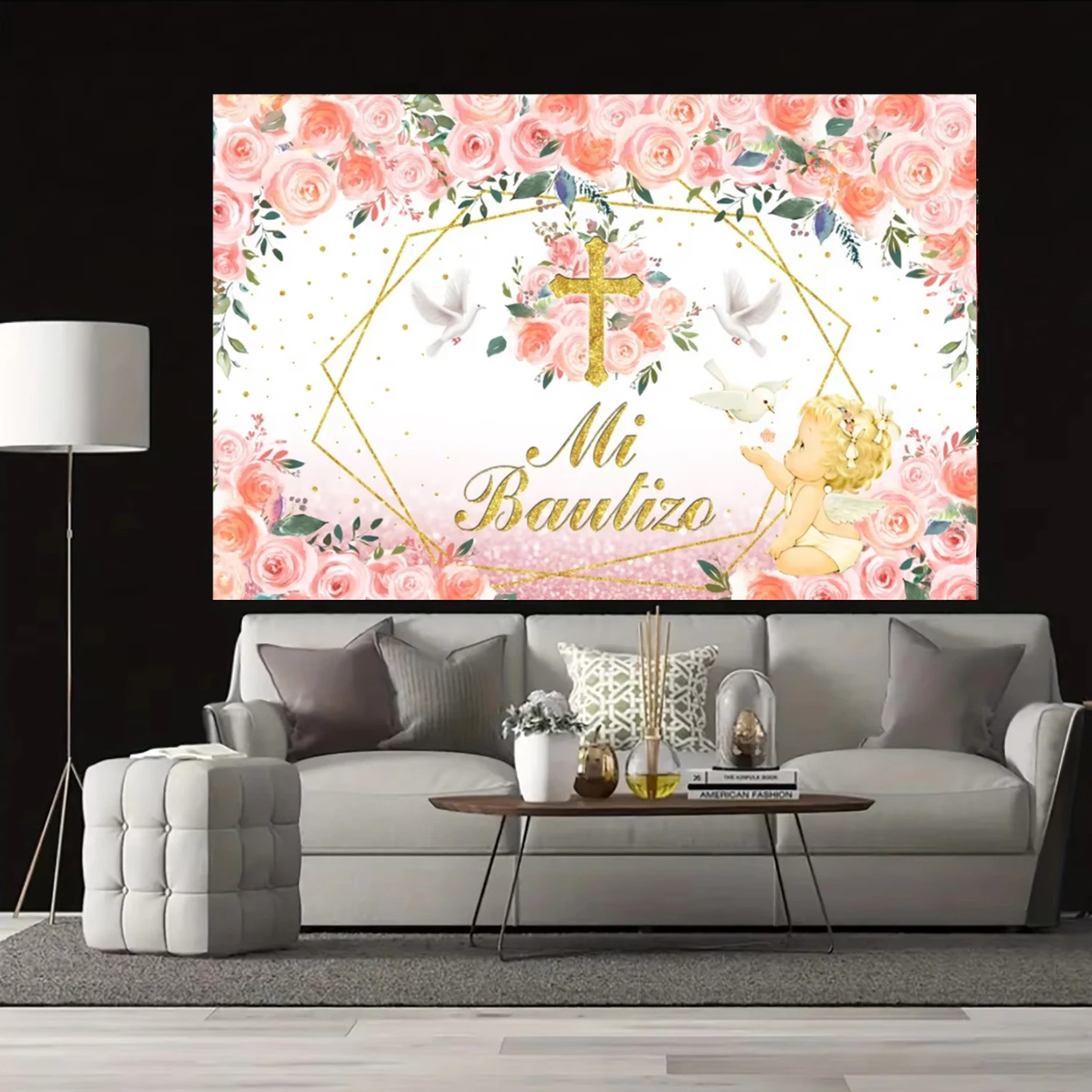 Тематический фон для первого причастия девочек и мальчиков украшение вечеринки