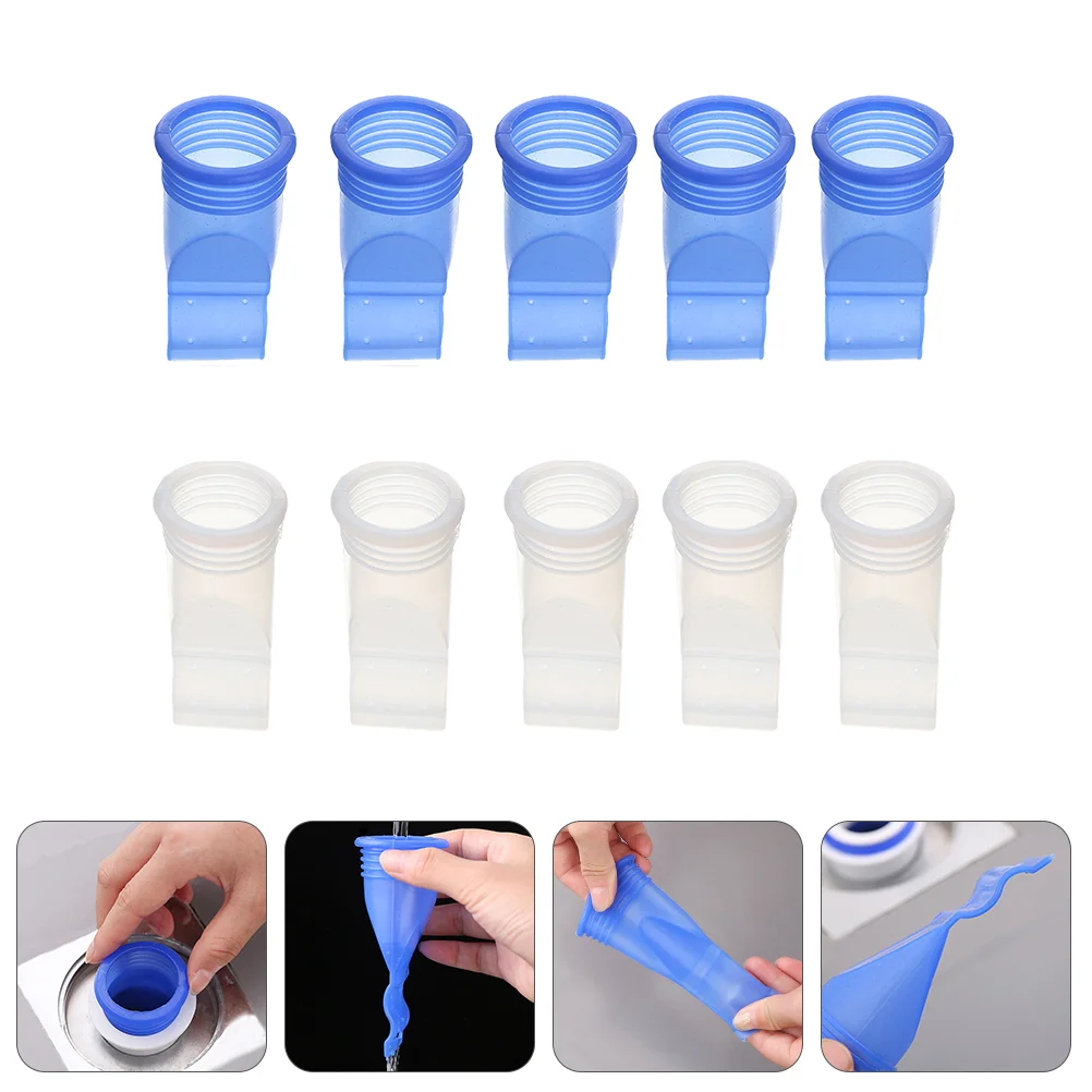 

10 шт. уплотнительное кольцо для канализации, Сливная крышка для канализации, Сливная крышка для ванной комнаты, Силиконовая пробка против з...