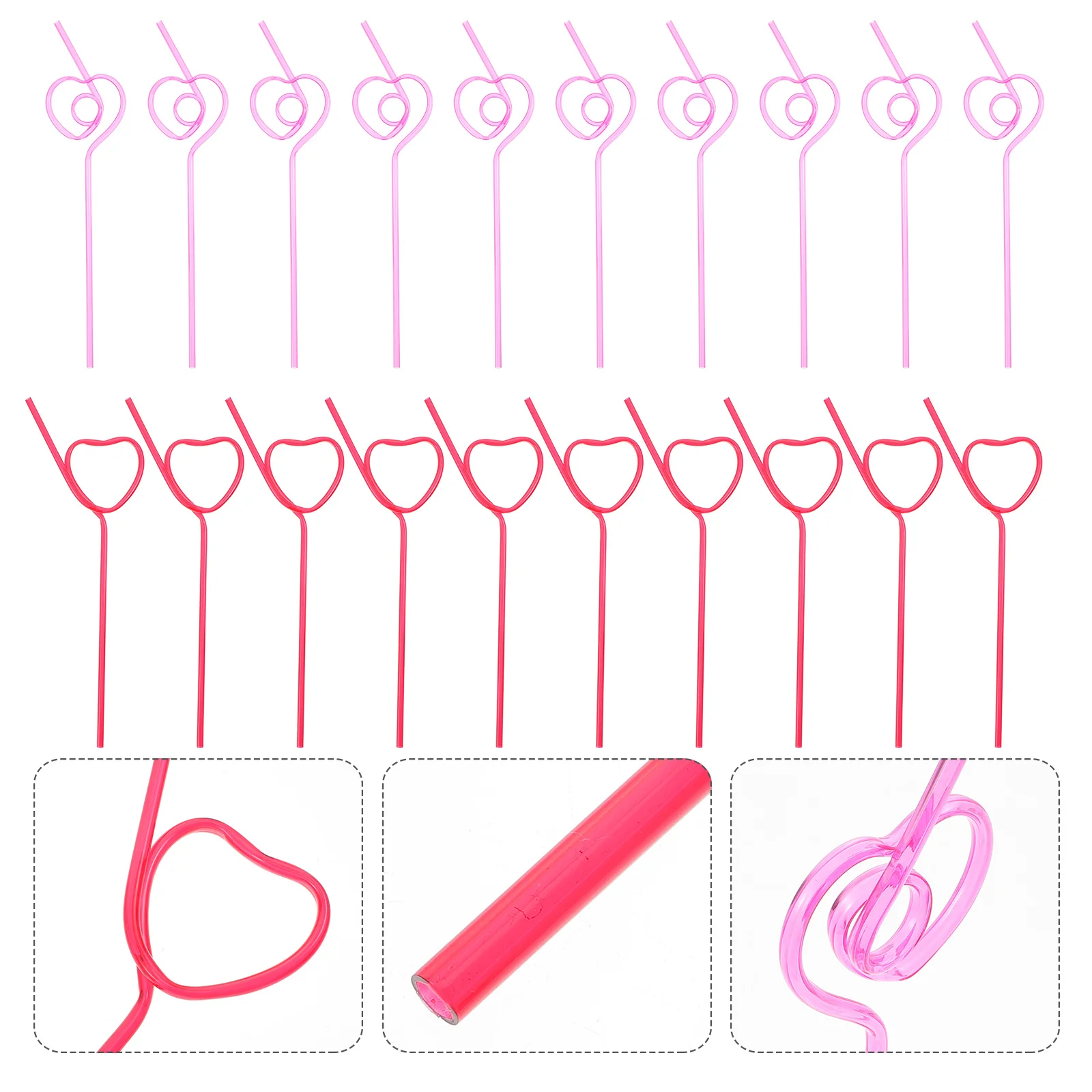 

Straws Curly Cartoon Novelty Funky Loopy Drinking Shaped Heart Fun Shape Krazy Swirly Silly Supply Home Straw Wacky